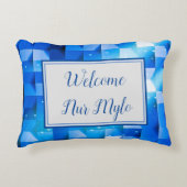 FÜGEN SIE IHREN BABY-NAMEN HINZU oder behielt: "We Dekokissen (Vorderseite)