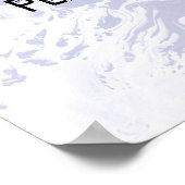 Fügen Sie Ihren benutzerdefinierten Angebot White  Poster (Ecke)