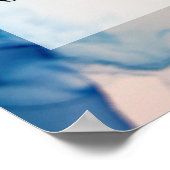 Fügen Sie Ihren benutzerdefinierten Text Abstrakte Poster (Ecke)