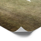 Fügen Sie Ihren benutzerdefinierten Text Braun und Poster (Ecke)