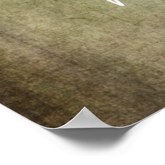 Fügen Sie Ihren benutzerdefinierten Text Braun und Poster (Ecke)