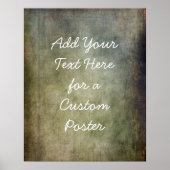 Fügen Sie Ihren benutzerdefinierten Text Braun und Poster (Vorne)