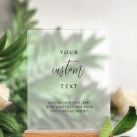 Fügen Sie Ihren benutzerdefinierten Text, chic Wed