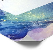 Fügen Sie Ihren benutzerdefinierten Text Farbe Abs Poster (Ecke)