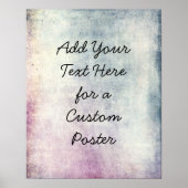 Fügen Sie Ihren benutzerdefinierten Text farbigen Poster (Vorne)