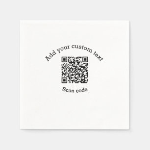 Fügen Sie Ihren benutzerdefinierten Text hinzu, sc Serviette