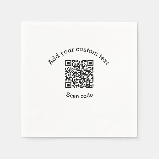 Fügen Sie Ihren benutzerdefinierten Text hinzu, sc Serviette (Vorderseite)