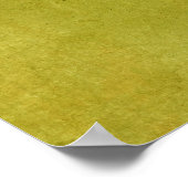 Fügen Sie Ihren benutzerdefinierten Text Mustard Y Poster (Ecke)