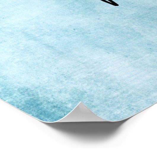 Fügen Sie Ihren benutzerdefinierten Text subtile A Poster (Ecke)