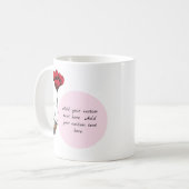 Fügen Sie Ihren benutzerdefinierten Text Teddy Bea Kaffeetasse (Vorderseite Links)