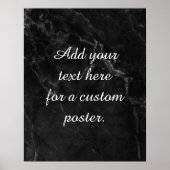 Fügen Sie Ihren benutzerdefinierten Text über fett Poster (Vorne)