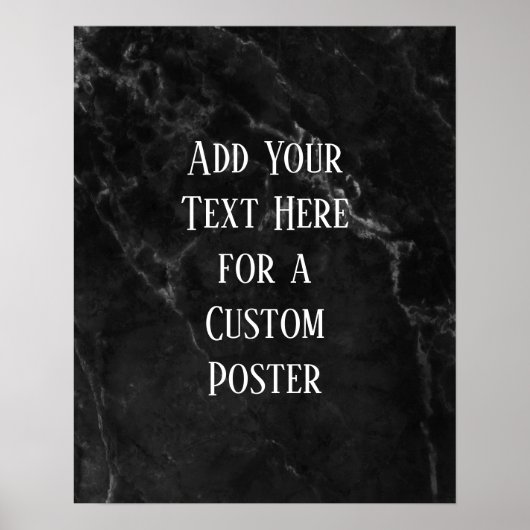 Fügen Sie Ihren benutzerdefinierten Text über fett Poster (Vorne)