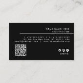 Fügen Sie Ihren beruflichen QR-Code für Ihren eige Visitenkarte (Rückseite)