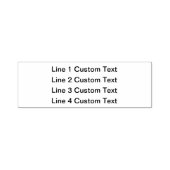 Fügen Sie Ihren bevorzugten Text hinzu, Business 4 Permastempel (Design)