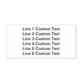 Fügen Sie Ihren bevorzugten Text hinzu, Business 6 Permastempel (Design)