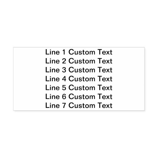 Fügen Sie Ihren bevorzugten Text hinzu, Business 7 Permastempel (Design)