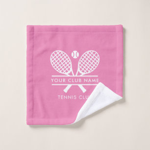 Fügen Sie Ihren Club Namen Tennis Team Jede Farbe Waschlappen