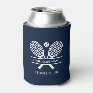 Fügen Sie Ihren Clubnamen Tennis Team Navy Blue hi Dosenkühler