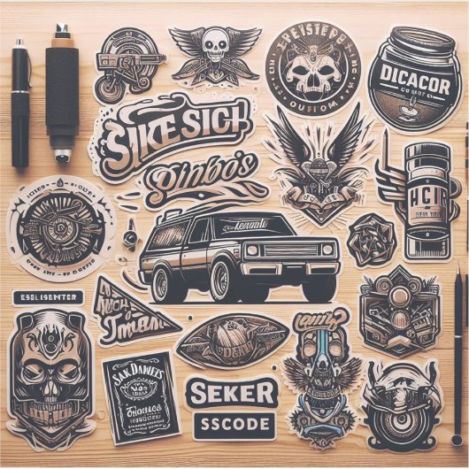 Fügen Sie Ihren eigenen benutzerdefinierten "Custo Aufkleber (Vorderseite)