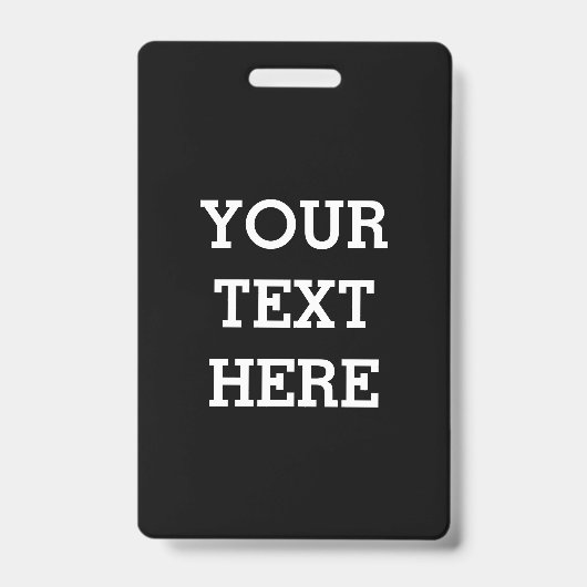 Fügen Sie Ihren eigenen benutzerdefinierten Text h Ausweis (Vorderseite)