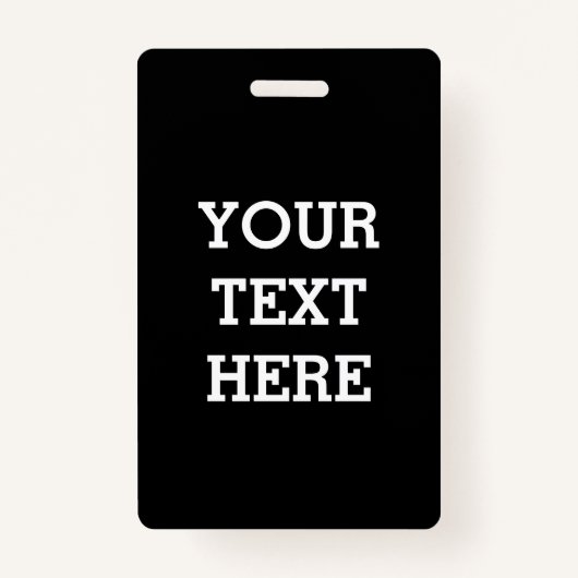 Fügen Sie Ihren eigenen benutzerdefinierten Text h Ausweis (Vorderseite)