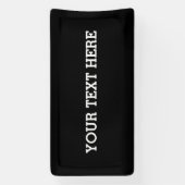 Fügen Sie Ihren eigenen benutzerdefinierten Text h Banner (Vertikal)