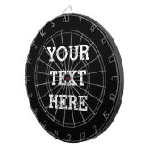 Fügen Sie Ihren eigenen benutzerdefinierten Text h Dartscheibe (Vorderseite rechts)