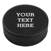Fügen Sie Ihren eigenen benutzerdefinierten Text h Eishockey Puck (3/4)