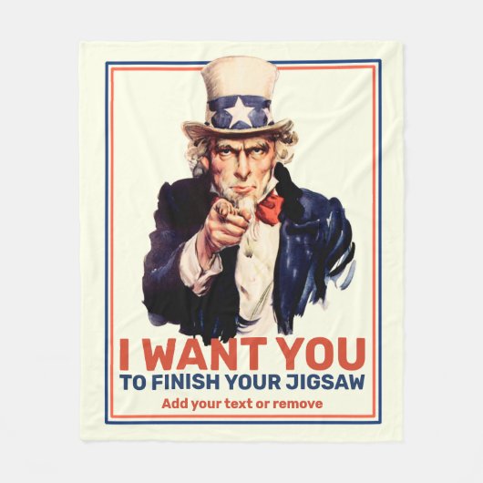 Fügen Sie Ihren eigenen benutzerdefinierten Text h Fleecedecke (Vorderseite)