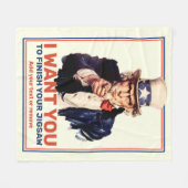 Fügen Sie Ihren eigenen benutzerdefinierten Text h Fleecedecke (Vorderseite (Horizontal))