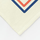 Fügen Sie Ihren eigenen benutzerdefinierten Text h Fleecedecke (Ecke)