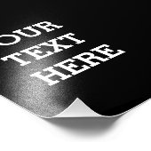 Fügen Sie Ihren eigenen benutzerdefinierten Text h Fotodruck (Ecke)