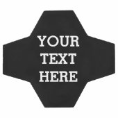 Fügen Sie Ihren eigenen benutzerdefinierten Text h Fußball (Flach)