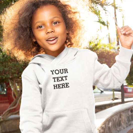 Fügen Sie Ihren eigenen benutzerdefinierten Text h Hoodie