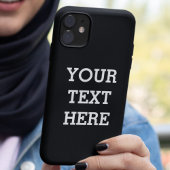 Fügen Sie Ihren eigenen benutzerdefinierten Text h iPhone Hülle