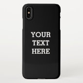 Fügen Sie Ihren eigenen benutzerdefinierten Text h iPhone Hülle (Rückseite)