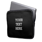 Fügen Sie Ihren eigenen benutzerdefinierten Text h Laptopschutzhülle (Vorderseite Links)
