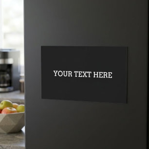 Fügen Sie Ihren eigenen benutzerdefinierten Text h Magnetkarte