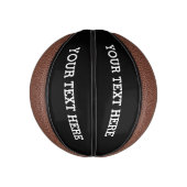 Fügen Sie Ihren eigenen benutzerdefinierten Text h Mini Basketball (Vertikal)