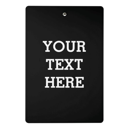 Fügen Sie Ihren eigenen benutzerdefinierten Text h Mini Klemmbrett (Rückseite)