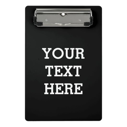 Fügen Sie Ihren eigenen benutzerdefinierten Text h Mini Klemmbrett (Vorderseite)