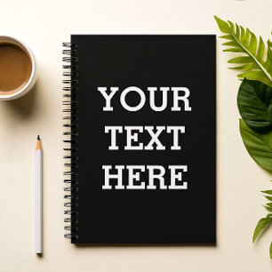 Fügen Sie Ihren eigenen benutzerdefinierten Text h Notizblock