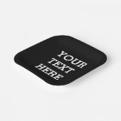 Fügen Sie Ihren eigenen benutzerdefinierten Text h Pappteller (Gewinkelt)