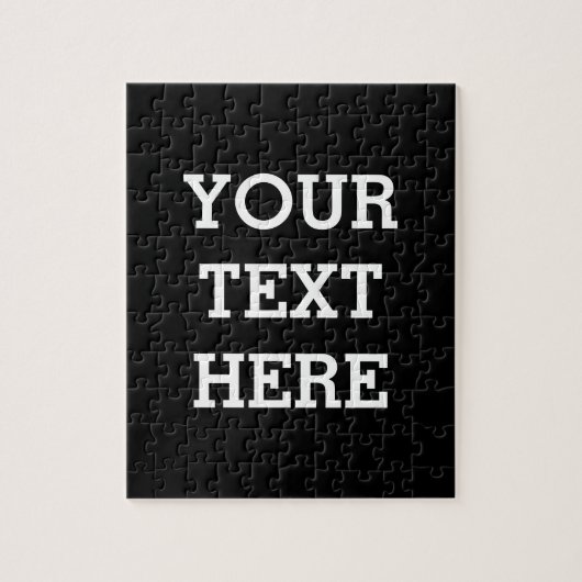 Fügen Sie Ihren eigenen benutzerdefinierten Text h Puzzle (Vertikal)