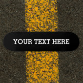 Fügen Sie Ihren eigenen benutzerdefinierten Text h Skateboard