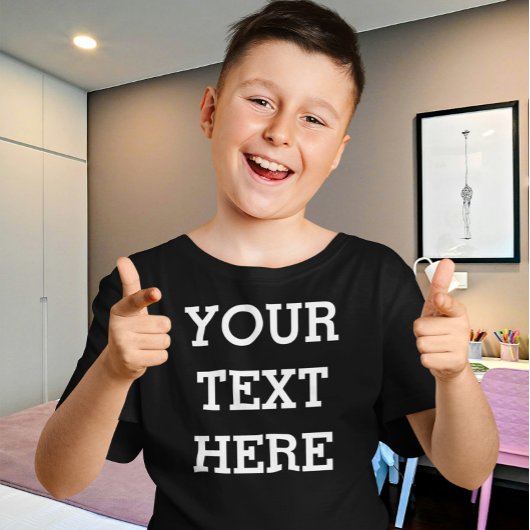 Fügen Sie Ihren eigenen benutzerdefinierten Text h T-Shirt