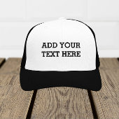 Fügen Sie Ihren eigenen benutzerdefinierten Text h Truckerkappe