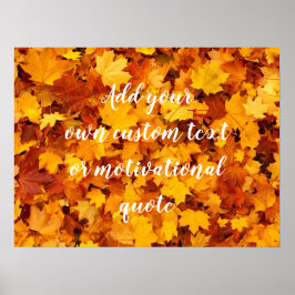 Fügen Sie Ihren eigenen benutzerdefinierten Text o Poster