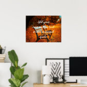 Fügen Sie Ihren eigenen benutzerdefinierten Text o Poster (Heimbüro)