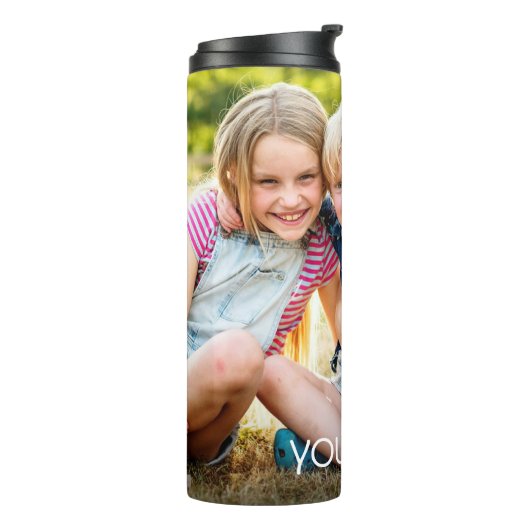 Fügen Sie Ihren eigenen Foto Thermalwäscher Thermosbecher (Nach links gedreht)